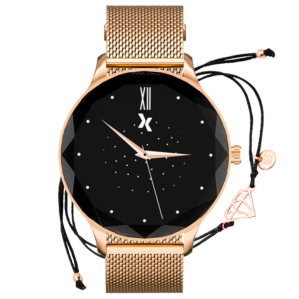 MAXCOM FW52 Diamond Gold, Chytré hodinky + náramek