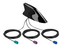 Shark Fin Antenna with LTE+WLAN+GPS
