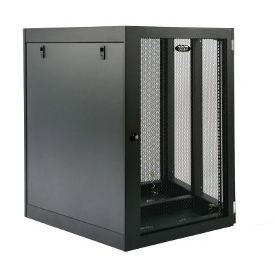 Skříň SmartRack 18U, Š=920mm, Hl=630mm, hloubka pro servery, pro vysoké zatížení, montáž na stěnu