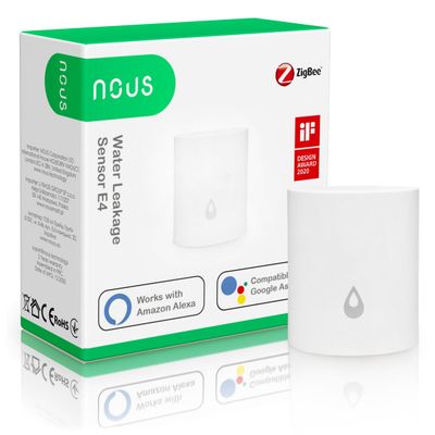 Chytrý detektor úniku vody NOUS E4 ZigBee Tuya