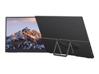 LED monitor - 15.6" - 1920 x 1080 Full HD (1080p) @ 62 Hz - IPS - 250 cd/m² - 1000:1 - 20 ms - HDMI, 2xUSB-C - reproduktory - černá