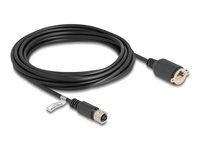 M12 Cable D-coded 4 pin female to RJ45 j