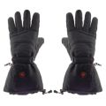 GLOVII Ski Leather, Vyhřívané rukavice, L, černá