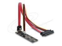 Adapter M.2 Key B male to SATA 7 pin ver
