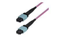 Startech - Patch kabel - MTP/MPO-12 single-mode (F) do MTP/MPO-12 single-mode (F) - 5 m - 3 mm - optické vlákno - 9 / 125 mikron - OS2 - OFNP - plénum - žlutá