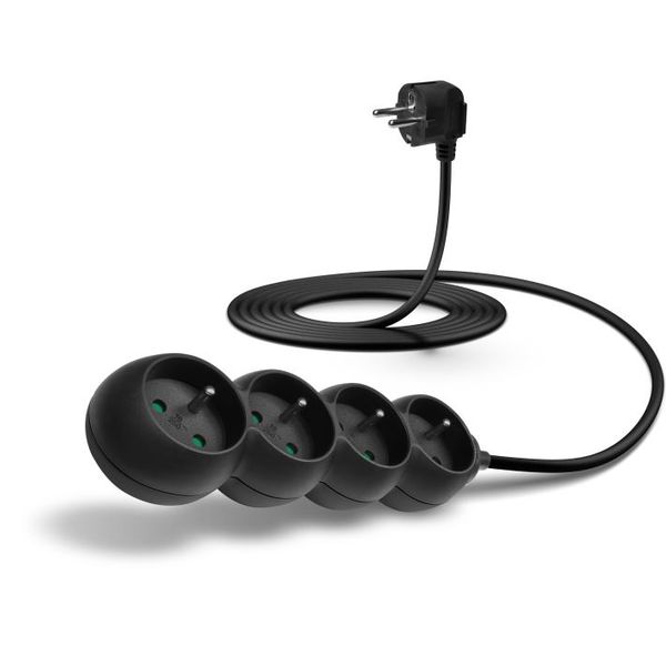CONNECT IT 4 PowerRex, prodlužovací kabel, 4x FR, 3m, černá