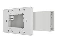 Crestron TSW-880/1080-MUMK-W - Montážní sada (bocní montážní konzola, plochý montážní držák) - pro dotyková obrazovka - hliník, ocel - bílá - sloupek