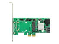 Řadič úložiště (RAID) - 4 Kanál - SATA 6Gb/s / mSATA - RAID 0, 1 - PCIe 2.0 x2