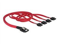 Kabel SATA/SAS - 4 linky - SATA (F) do 36 pinů 4i Mini MultiLane (M) - 50 cm