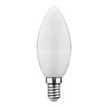 Žárovka LED E14 6W C37 bílá teplá GETI SAMSUNG čip