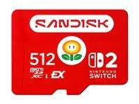 For Nintendo Switch 2 paměťová karta flash - 512 GB - UHS-I - microSDXC Express