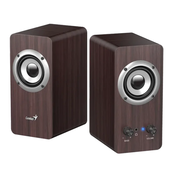 GENIUS SP-HF400 reproduktory, tmavé dřevo