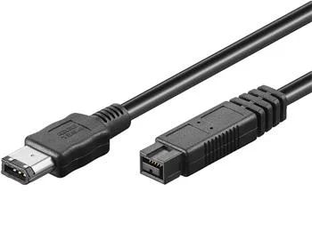 PremiumCord FireWire 800 kabel,1,8m,  9pin-6pin