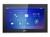 IP intercom station monitor - vnitřní - kabelové - 10/100 Ethernet - černá