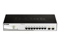 Přepínač - inteligentní - 8 x 10/100/1000 + 2 x gigabitů SFP - desktop, Lze montovat do rozvaděče