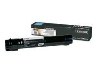 Extra vysoká výtěžnost - černá - originální - kazeta s barvivem LCCP - pro Lexmark C950DE, C950dte