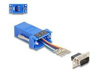 D-Sub 9 pin male to RJ12 female Assembly