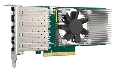 QNAP QXG-10G4SF-BCM, 4x10GbE SFP+, PCIe 4.0 x8