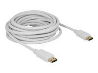 Kabel obrazovky - DisplayPort (M) do DisplayPort (M) - DisplayPort 1.2 - 7 m - bílá