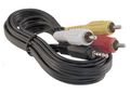 Kabel TIPA JACK 3,5 stereo 4pin/3xCINCH 1,5m