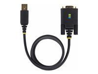Rugged TPE Construction (1P3FFCNB-USB-SERIAL) - USB / sériový kabel - USB (M) do DB-9 (M) - 1 m - černá