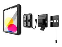 Compulocks iPad 10th-11th (A16) Gen PowerMove Wall Mount Black - Montážní sada (montáž na zed) - pro tablet - cerná - velikost obrazovky: 10.9" - pro Apple 10.9-inch iPad (10. generace)