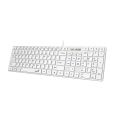 GENIUS Slimstar 126 USB, Klávesnica biela