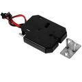 Elektrický zámek XG-07C 12VDC 1,8A černý s ovládacím kontaktem