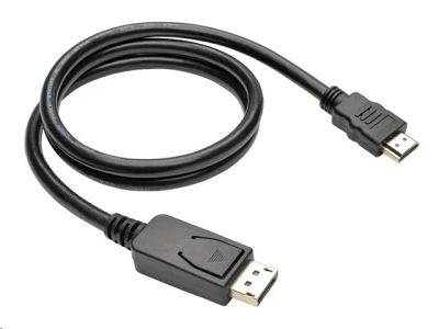 Kabel C-TECH DisplayPort/HDMI, 3m, černý