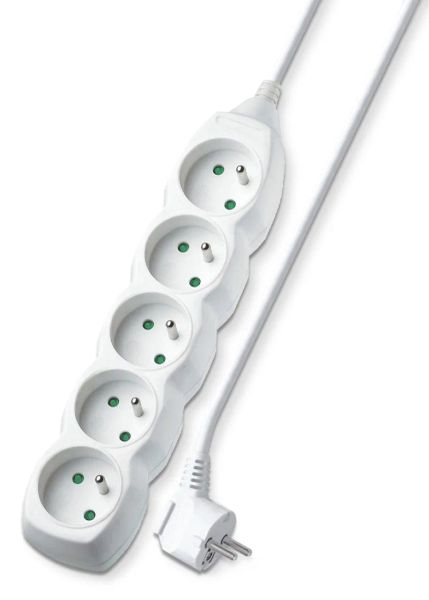 Prodlužovací kabel 5 zásuvek 2 m GETI GEC52
