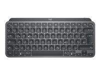 Klávesnice - podsvícená - bezdrátový - Bluetooth LE - QWERTY - britská - grafit