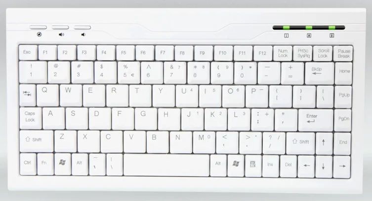 AMEI AM-K2001W/Drátová USB/CZ layout/Bílá