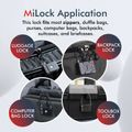 MiLi MiLock, Zámek a Lokátor, 1ks, černý
