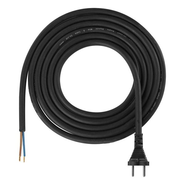 Flexo šňůra gumová 2x1,5mm2 3m černá EMOS S03330