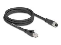 M12 Cable X-coded 8 pin female to RJ45 p