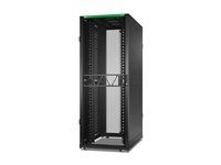 APC NetShelter SX Gen 2 - Rozvadec stojanový skrín - 1991H x 750W x 1200D mm, s bocnicemi - podlahové provedení - cerná - 42U - 19" - kompatibilní s TAA