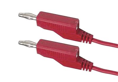 Kabel propojovací 0,35mm2 / 1m s banánky červený HADEX N530