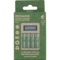 DELTACO C704A4, Nabíječka baterií, USB + 4x AA