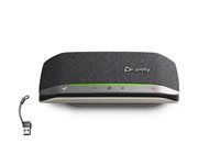 HP Poly Sync 20 - Chytrý telefon - Bluetooth - kabelové, bezdrátový - USB-A, USB-C - cerná - certifikováno pro Zoom
