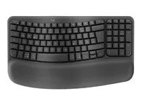 Klávesnice - bezdrátový - 2.4 GHz, Bluetooth LE - QWERTY - US mezinárodní - grafit