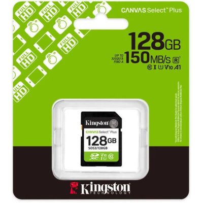 KINGSTON SDXC Canvas Select Plus 128GB 150MB/s UHS