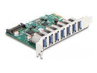 PCI Express x1 Card to 7 x external USB