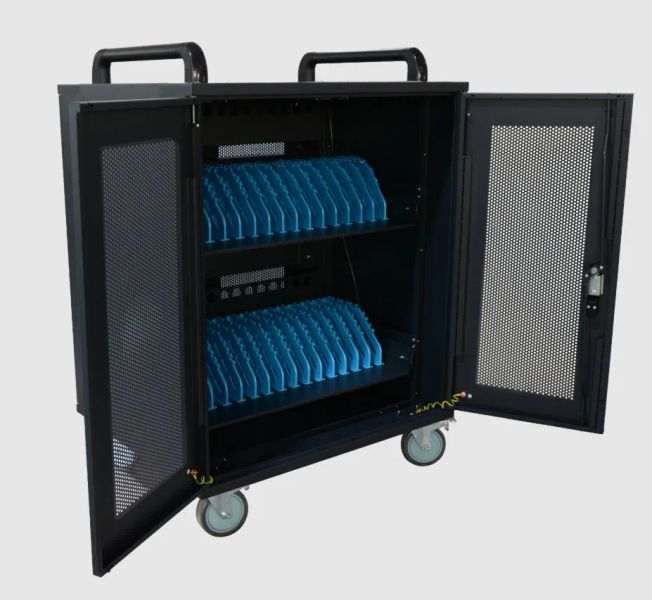 AVTEK Charging Cart 30, nabíjací vozík pre tablety a notebooky, 30 slotov