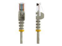 Patch kabel - RJ-45 (M) do RJ-45 (M) - 3 m - UTP - CAT 5e - lisovaný, provedení bez hrbolků - šedá