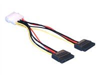 Elektrický kabel - SATA napájení (M) do 4 pinové interní napájení (M) - 10 cm - pro Delock PCI Express Card