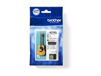4-balení - XL - černá, žlutá, azurová, purpurová - originální - inkoustová cartridge - pro Brother DCP-J1140DW, MFC-J1010DW, MFC-J1012DW