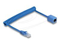 RJ45 Coiled Cable plug to jack Cat.6 UTP