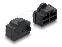 Delock - Protiprachový kryt konektoru - pro RJ45 - cerná (balení 10)