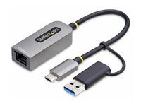 Síťový adaptér - USB-C 3.2 Gen 1 / Thunderbolt 3 - 10M/100M/1G/2.5 Gigabit Ethernet - šedá space gray