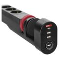 EMOS Prodlužovací kabel s držákem, 1,5 m, 3x FR, černá